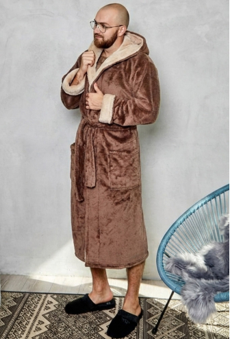 Халат мужской велсофт Tomiko 4002MSK