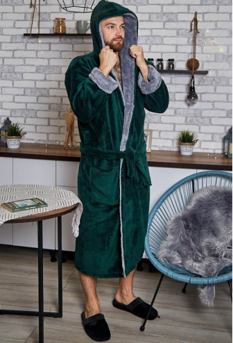 Халат мужской велсофт Tomiko 4002IZS