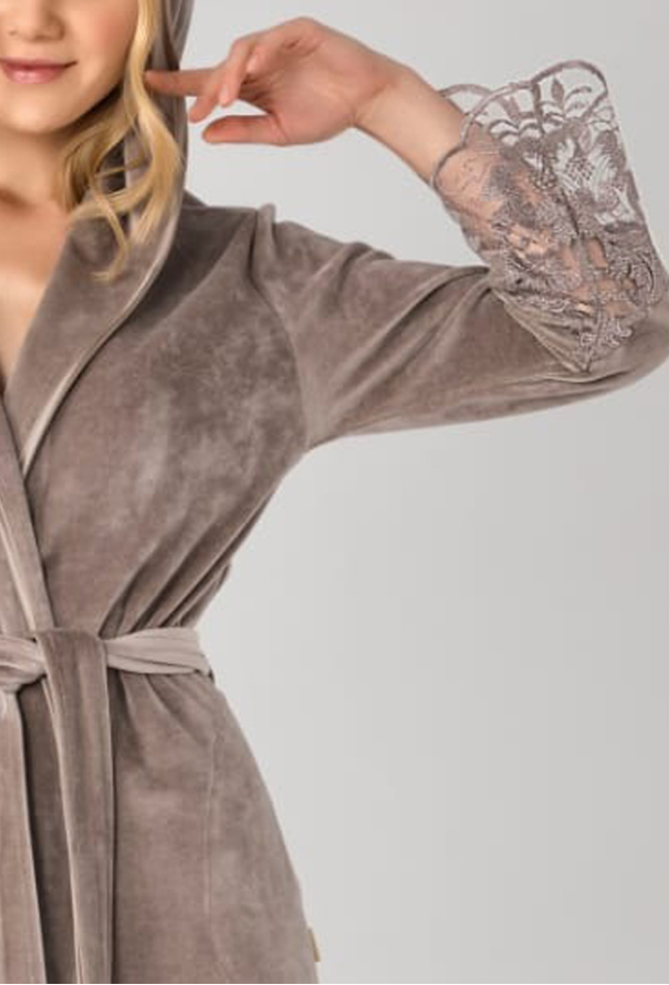 Халат женский велюровый Nusa 0415BZ фото