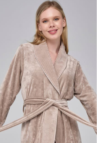 Халат жіночий велюровий Nusa 0563BZ