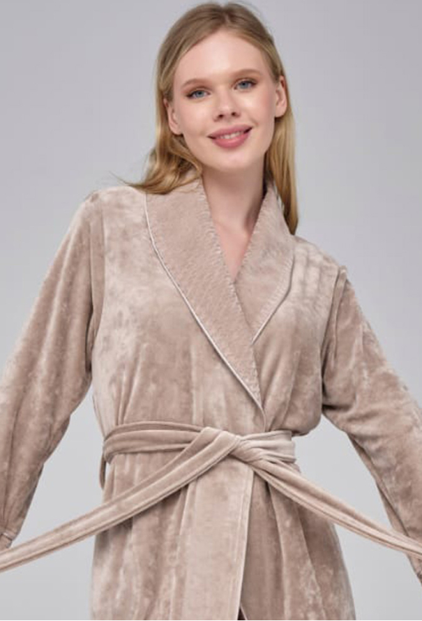 Халат жіночий велюровий Nusa 0563BZ фото