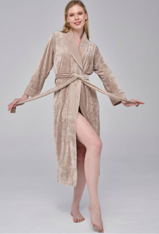 Халат жіночий велюровий Nusa 0563BZ фото