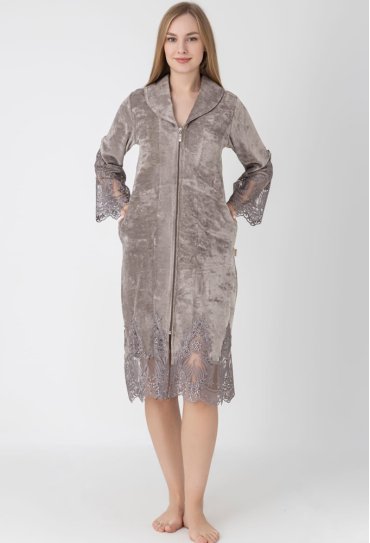 Халат жіночий велюровий Nusa 0587BZ