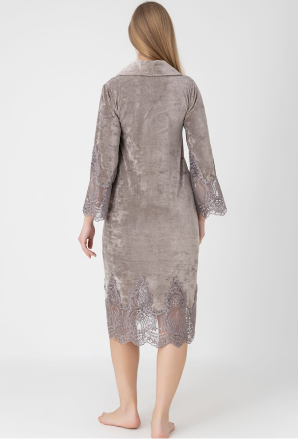 Халат жіночий велюровий Nusa 0587BZ фото