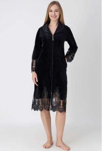Халат женский велюровый Nusa 0587CH