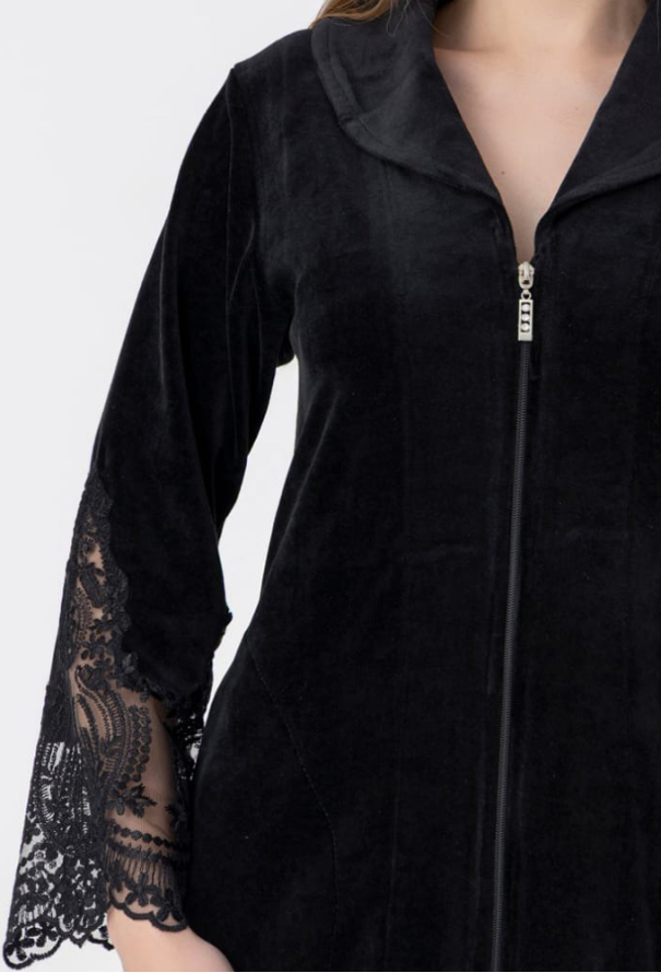 Халат жіночий велюровий Nusa 0587FL фото