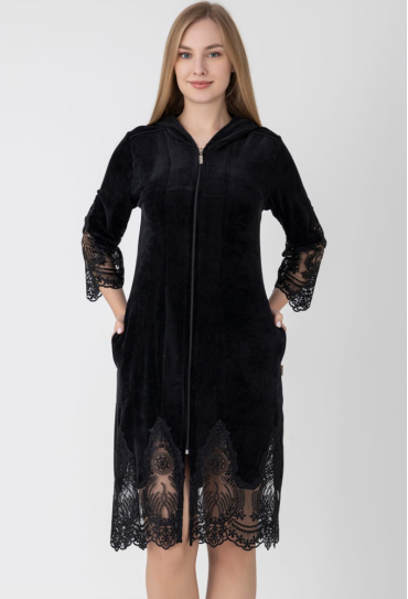 Халат жіночий велюровий Nusa 0589CH