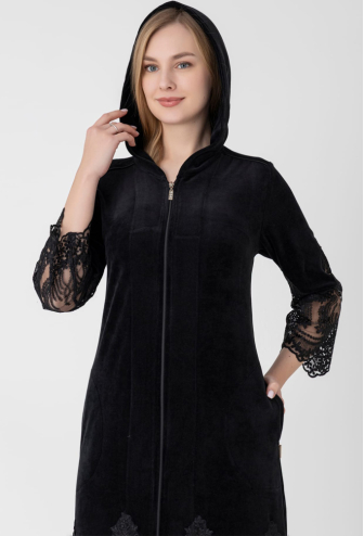 Халат жіночий велюровий Nusa 0589CH