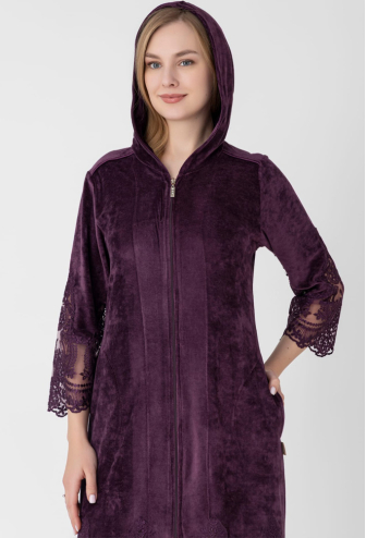 Халат жіночий велюровий Nusa 0589FL
