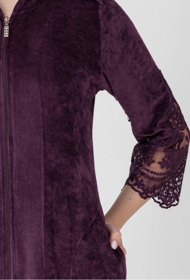 Халат жіночий велюровий Nusa 0589FL фото