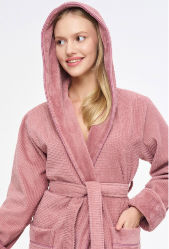 Халат женский махровый Nusa 3879PD