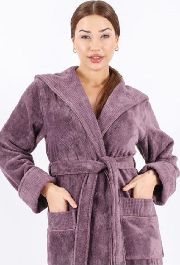 Халат жіночий махровий Nusa 3881FL фото
