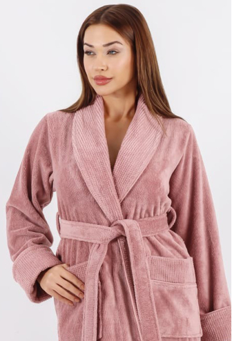 Халат жіночий махровий Nusa 3883PD