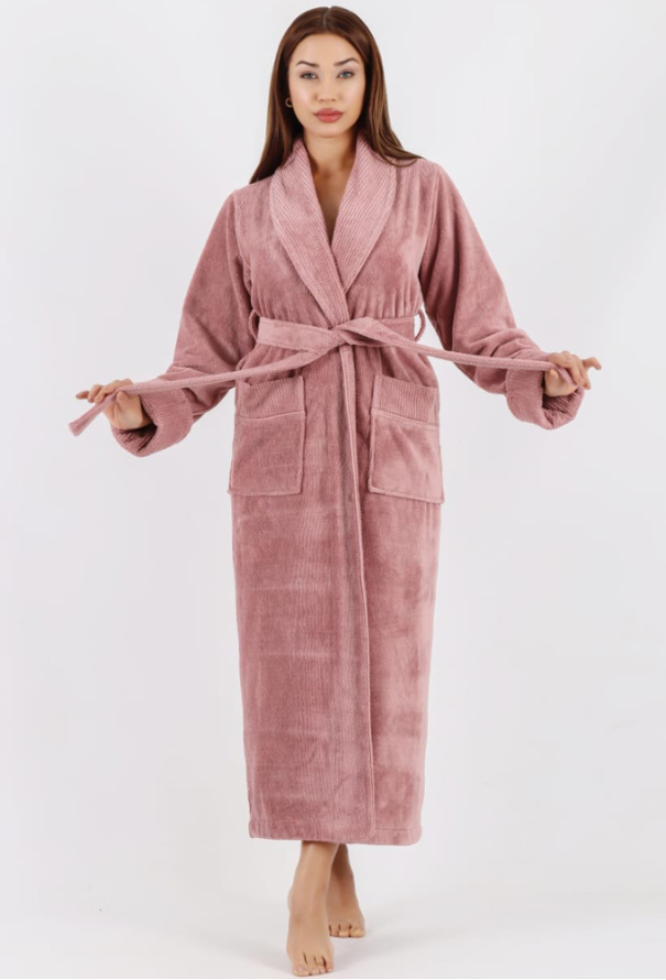 Халат жіночий махровий Nusa 3883PD фото