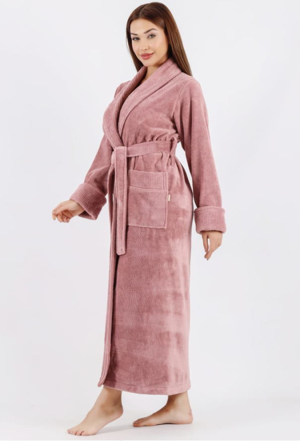 Халат жіночий махровий Nusa 3883PD фото