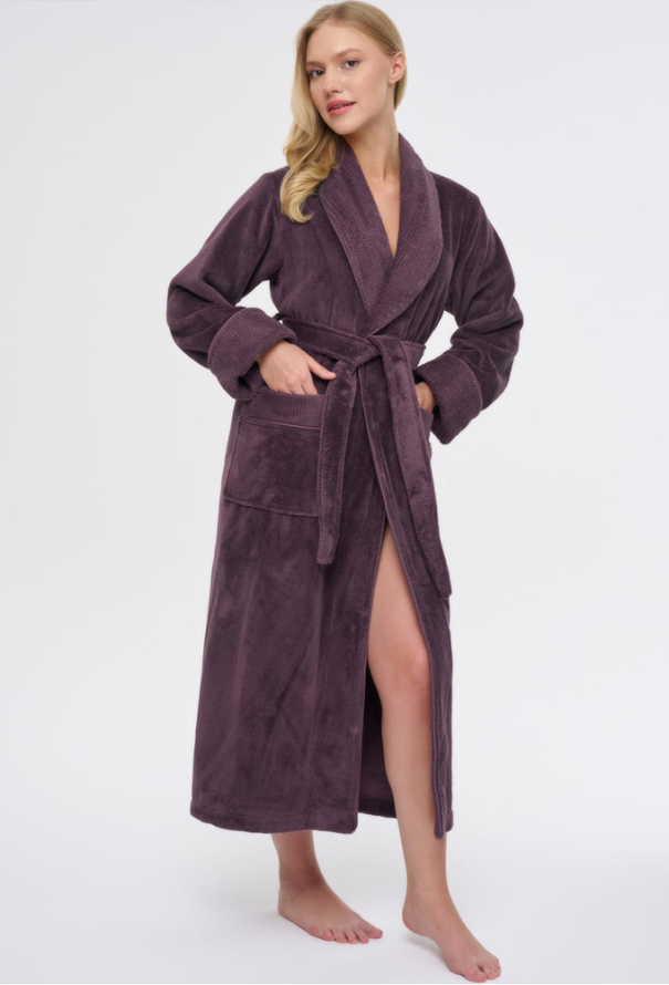 Халат жіночий махровий Nusa 3883FL фото