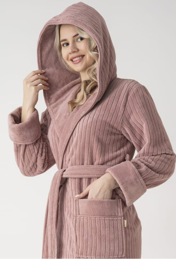 Халат жіночий махровий Nusa 4275PD фото