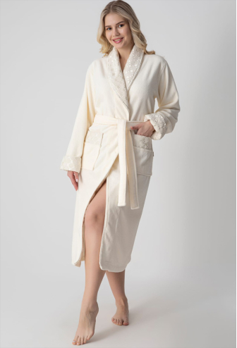 Халат жіночий махровий Nusa 4347E