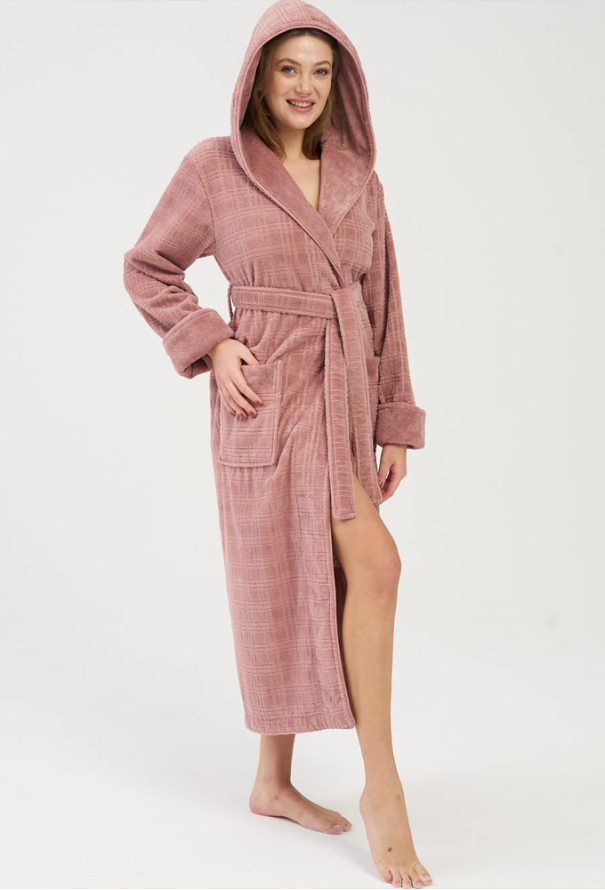 Халат жіночий махровий Nusa 4365PD фото