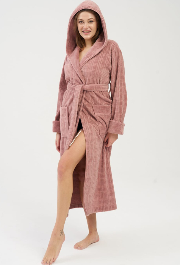 Халат жіночий махровий Nusa 4365PD фото
