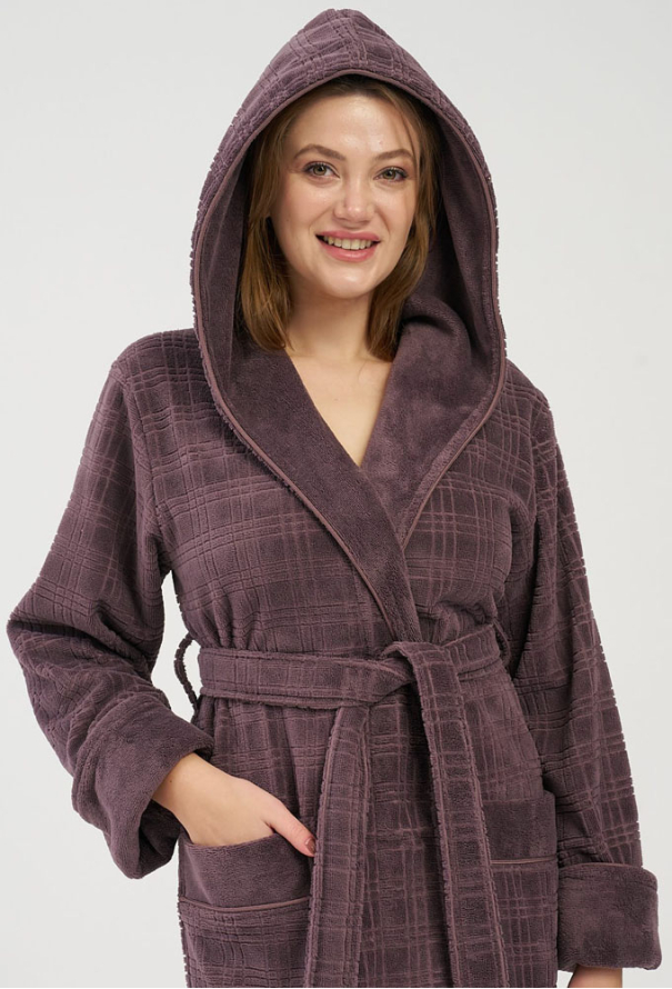 Халат жіночий махровий Nusa 4365FL фото