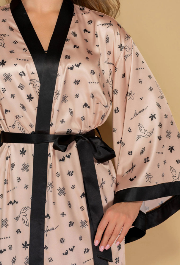 Халат женский шелковый Obrana 806-6784 фото