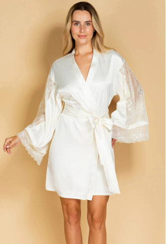 Халат женский шелковый Obrana 812-6778SH