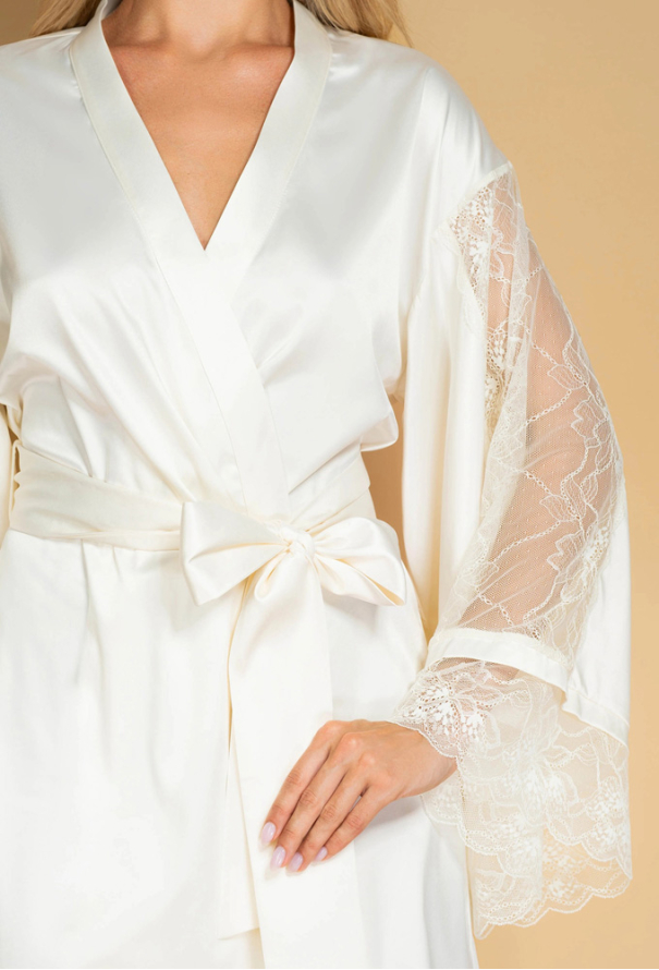 Халат женский шелковый Obrana 812-6778SH фото