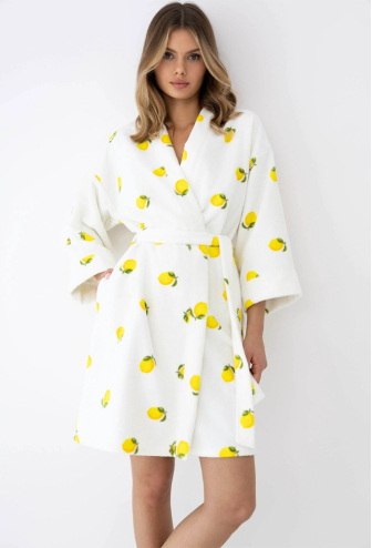 Халат женский махровый Lemons Sensis 08-887-3