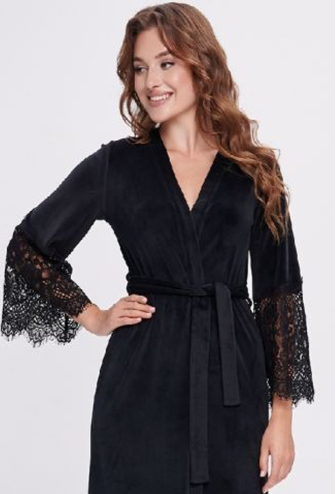 Халат жіночий велюровий Shato 1931BL