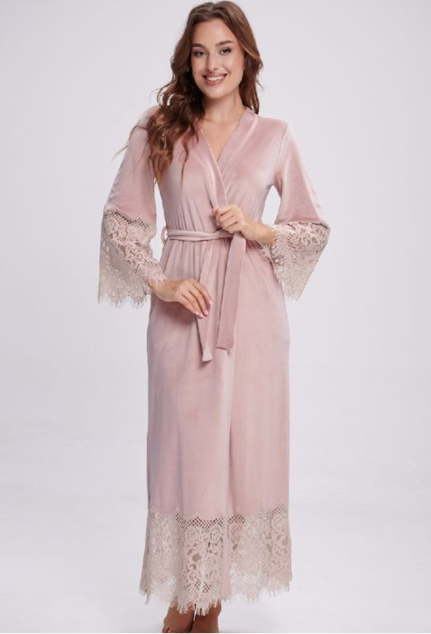 Халат жіночий велюровий Shato 1931PD фото