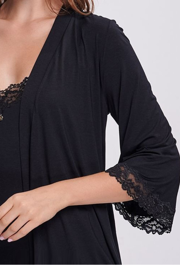 Халат жіночий віскоза Shato 2307/1BL фото