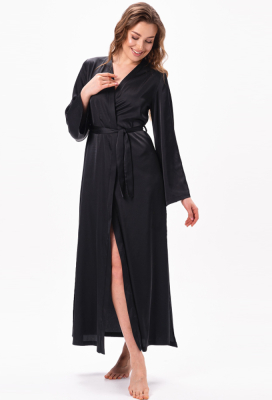 Халат женский шелковый Shato 2617BL