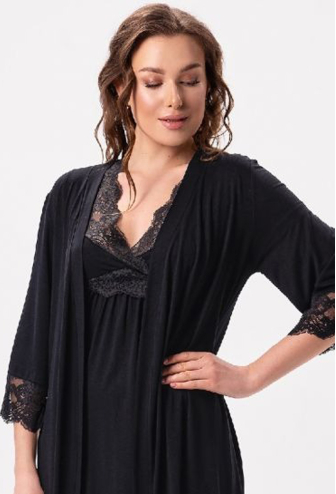 Халат женский вискоза Shato 2625/1BL