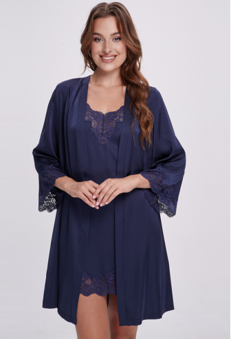 Халат женский шелковый Shato 2701/1 