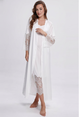 Халат женский шелковый Shato 2702/1E