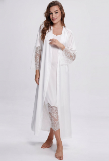 Халат женский шелковый Shato 2702/1E