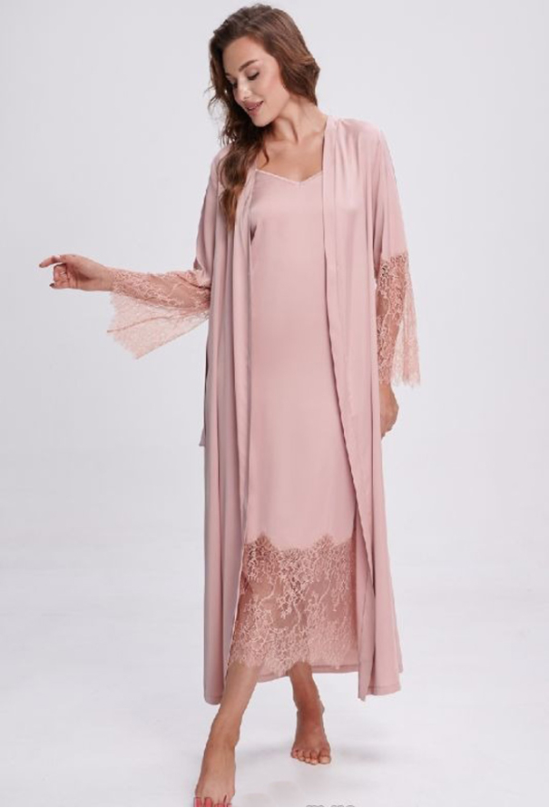 Халат женский шелковый Shato 2702/1 фото