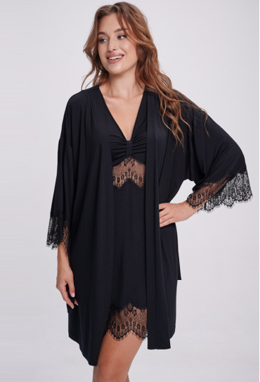 Халат жіночий віскоза Shato 2710/1BL