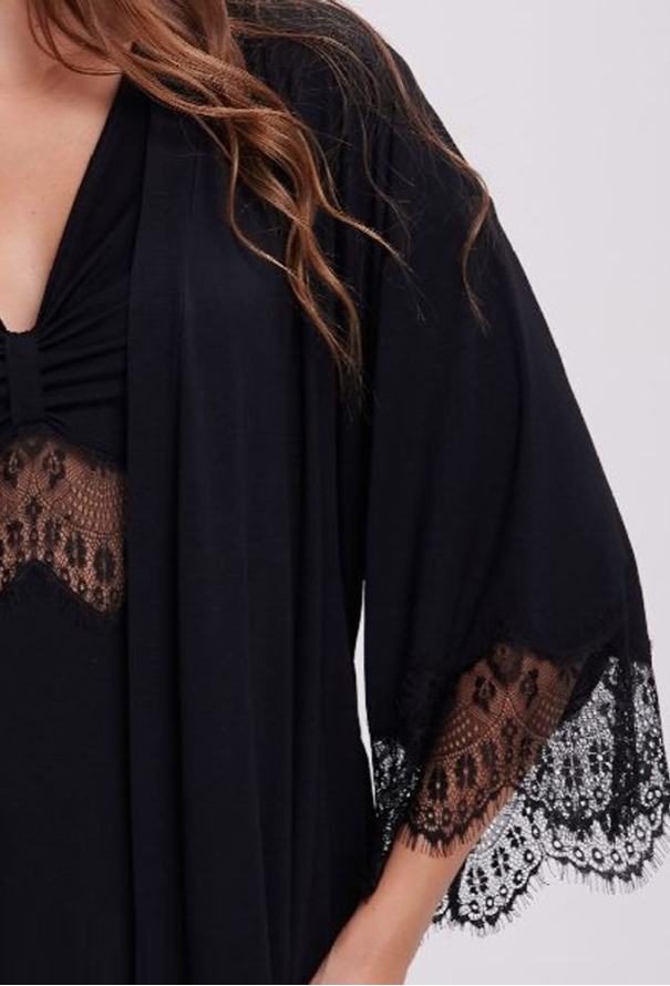 Халат женский вискоза Shato 2710/1BL фото