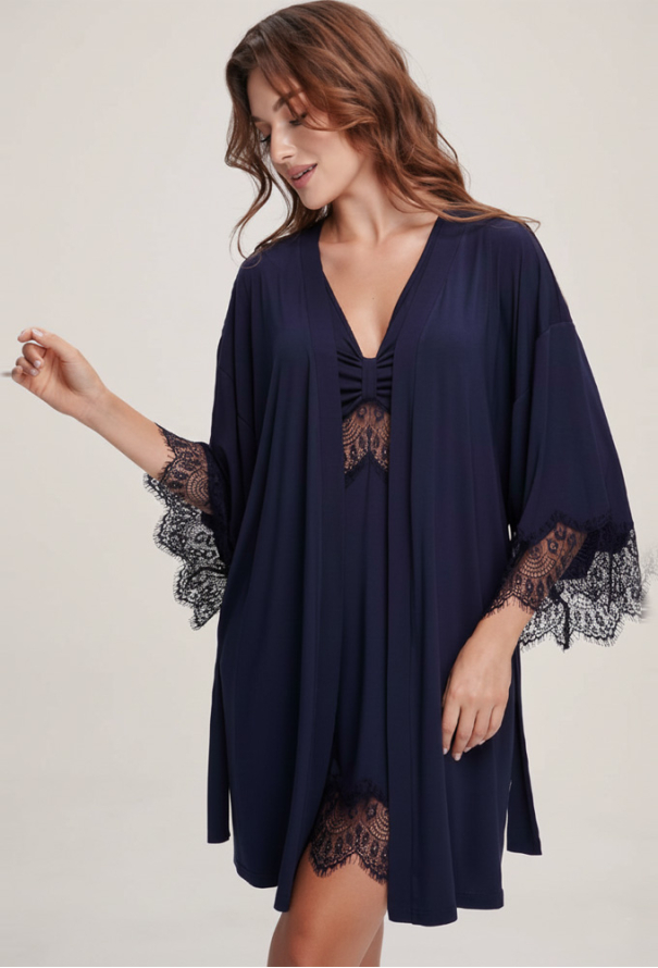 Халат женский вискоза Shato 2710/1NB фото