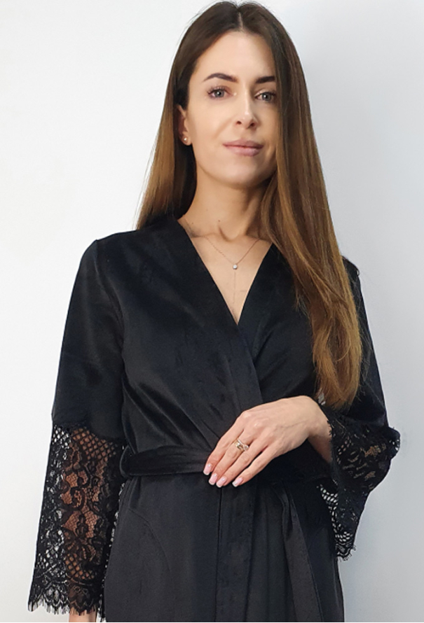 Халат жіночий велюровий Shato 2725BL фото