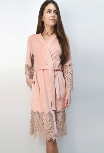 Халат женский велюровый Shato 2725LP