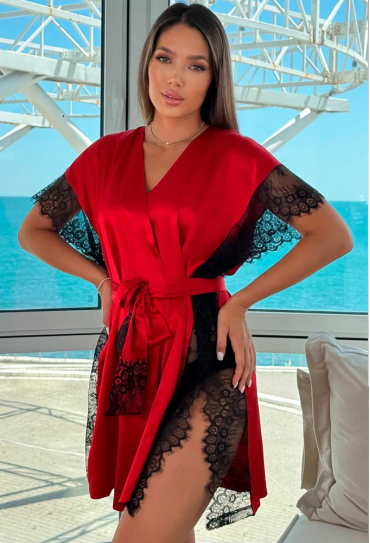 Халат із натурального шовку Silk Kiss 112-810 Халат із натурального шовку Silk Kiss 112-810