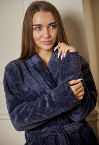 Халат жіночий велсофт Tomiko 1020GF