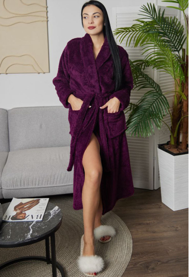 Халат жіночий велсофт Tomiko 1020MR