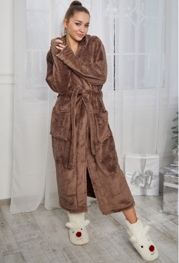 Халат жіночий велсофт Tomiko 1023MS