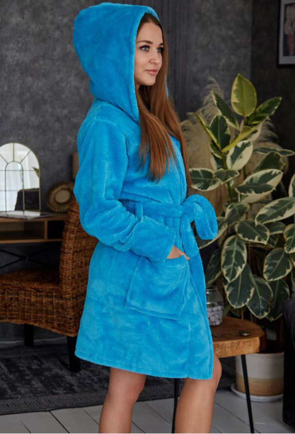 Халат женский велсофт Tomiko 1026BR фото