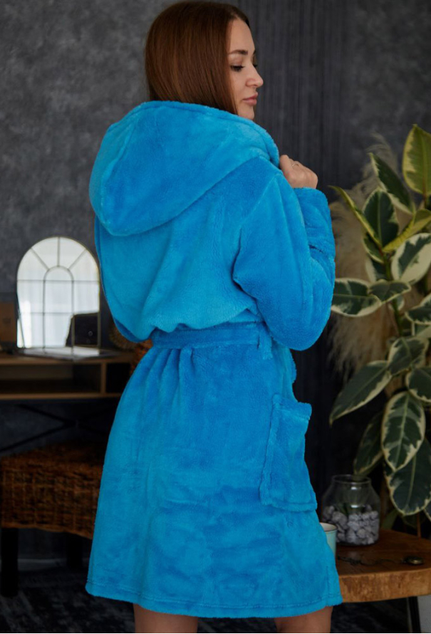 Халат женский велсофт Tomiko 1026BR фото