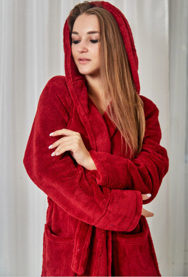 Халат женский велсофт Tomiko 1026BD фото